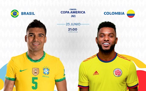 Link xem trực tiếp Copa America 2021 : Brazil vs Colombia sáng nay