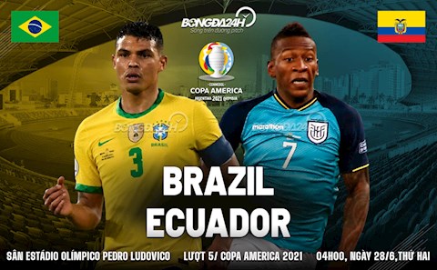 Brazil hy sinh mạch toàn thắng để cứu Ecuador
