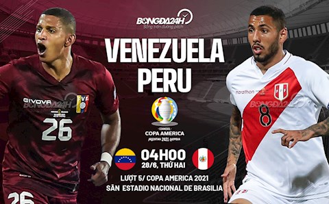 Nhận định bóng đá Venezuela vs Peru 4h00 ngày 28/6 (Copa America 2021)