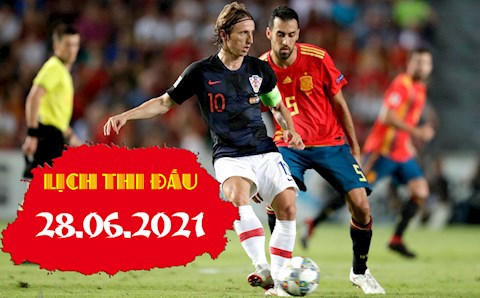 Lịch thi đấu bóng đá hôm nay 28/6: Pháp vs Thụy Sĩ; Croatia vs Tây Ban Nha