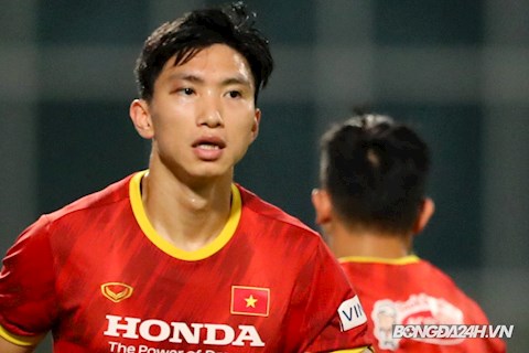 Đoàn Văn Hậu bị tím mắt sau trận giao hữu với ĐT Jordan