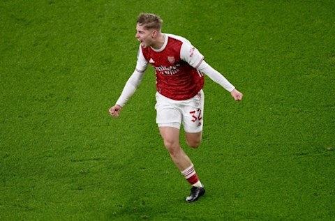 Sao trẻ Emile Smith Rowe báo tin cực vui cho Arsenal