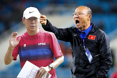 HLV Park Hang Seo có thành tích đối đầu khiêm tốn trước đồng hương Shin Tae Yong