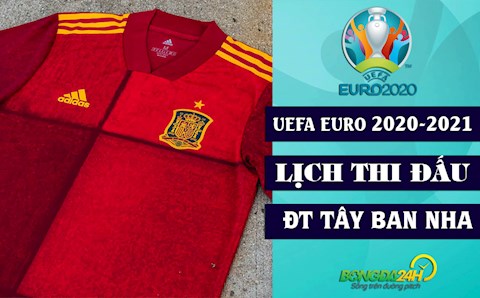 Lịch thi đấu ĐT Tây Ban Nha - Lịch trực tiếp Euro 2020 trên VTV3