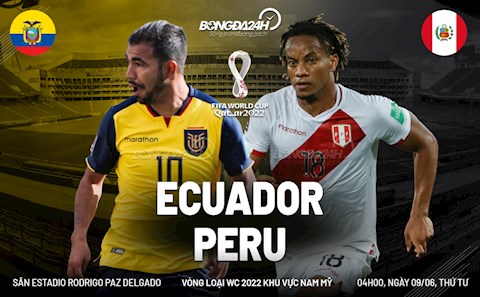 Nhận định bóng đá Ecuador vs Peru 4h00 ngày 9/6 (Vòng loại World Cup 2022)