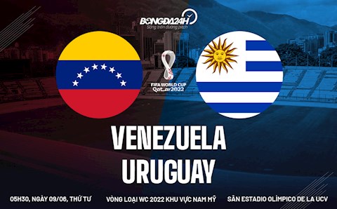 Nhận định bóng đá Venezuela vs Uruguay 5h30 ngày 9/6 (Vòng loại World Cup 2022)