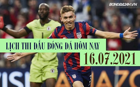 Lịch thi đấu bóng đá hôm nay 16/7: Martinique vs Mỹ; Anderlecht vs Ajax