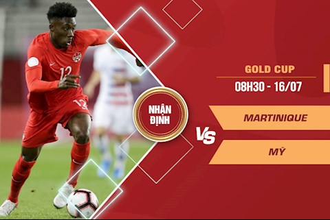 Nhận định bóng đá Martinique vs Mỹ 8h30 ngày 16/7 (Gold Cup 2021)