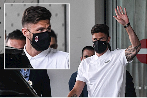 Olivier Giroud đã có mặt ở Italia, chuẩn bị ra mắt CLB mới