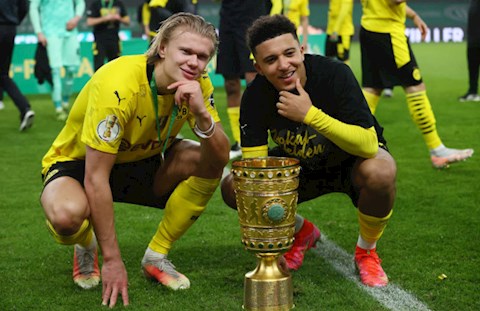 Jadon Sancho rời Dortmund tới MU, Erling Haaland phản ứng thế nào?