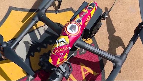 Jose Mourinho dùng cả Flycam trong các buổi tập của Roma