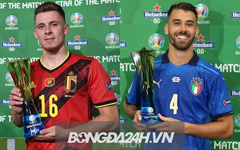 Link xem trực tiếp bóng đá Euro 2020: Bỉ vs Italia VTV3 hôm nay