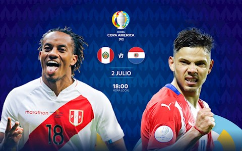 Trực tiếp Copa America 2021: Peru vs Paraguay tứ kết hôm nay