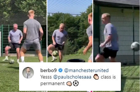 VIDEO: Paul Scholes phô diễn kỹ thuật thượng thừa ở tuổi 46