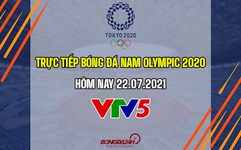 Trực tiếp Olympic 2020 bóng đá nam hôm nay 22/7 (Link xem VTV5)