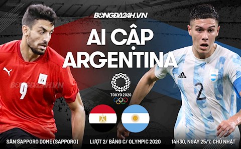 Vượt khó trước Ai Cập, Argentina có chiến thắng đầu tiên ở Olympic 2020