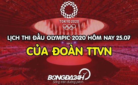 Lịch thi đấu Olympic 2020 hôm nay 25/7 của Đoàn TTVN: Tiến Minh cầu lông, Thạch Kim Tuấn cử tạ