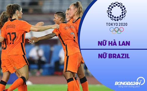 Video tổng hợp: nữ Hà Lan vs nữ Brazil (Vòng bảng bóng đá nữ Olympic 2020)