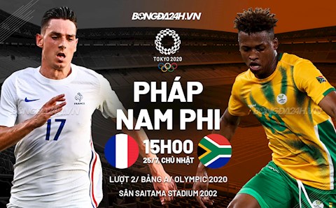 Nhận định Olympic - Pháp vs Nam Phi (15h00 ngày 25/7): Người khốn gặp kẻ khó