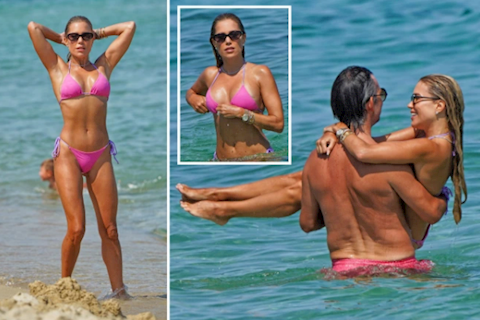 Vợ cũ Van der Vaart khoe đường cong nóng bỏng và gợi cảm