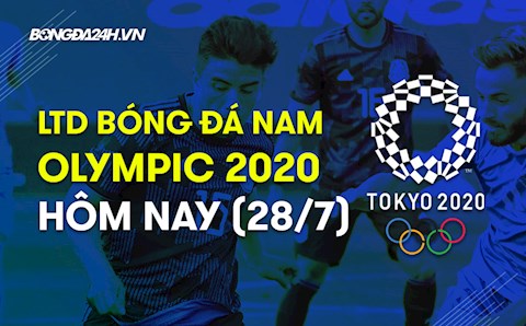 Lịch thi đấu bóng đá nam Olympic 2020 hôm nay 28/7/2021