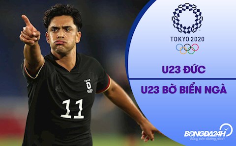 Video bóng đá: Đức 1-1 Bờ Biển Ngà (Vòng bảng Bóng đá nam Olympic 2020)