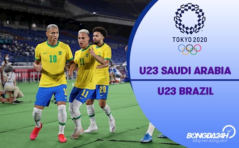 Video bóng đá: Saudi Arabia 1-3 Brazil (Vòng bảng Bóng đá nam Olympic 2020)