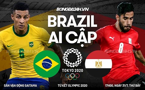 El Shenawy chơi xuất sắc, Ai Cập vẫn không thể ngăn cản Brazil vào bán kết Olympic 2020