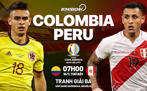 Video tổng hợp: Colombia 3-2 Peru (Tranh hạng 3 Copa America 2021)