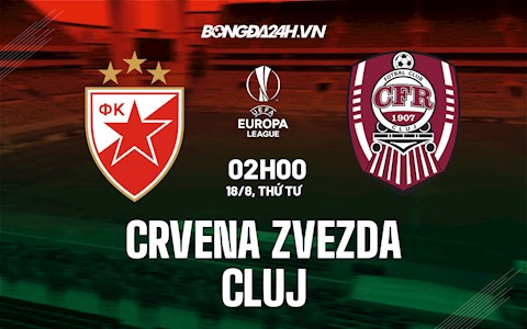 Nhận định bóng đá Crvena Zvezda vs Cluj 2h00 ngày 18/8 (Cúp C2 châu Âu 2021/22)