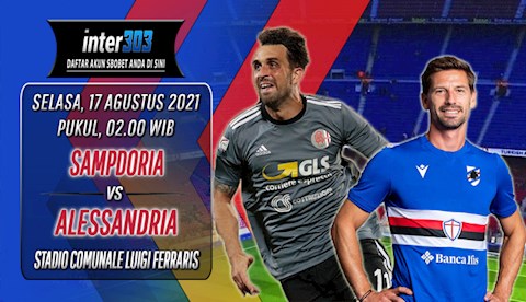 Nhận định bóng đá Sampdoria vs Alessandria 2h00 ngày 17/8 (Cúp quốc gia Italia 2021/22)