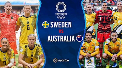 Trực tiếp bóng đá Nữ Australia vs Thụy Điển bán kết Olympic hôm nay