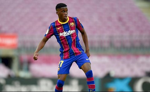 Thần đồng Ilaix Moriba hối hận vì rời khỏi Barcelona sớm
