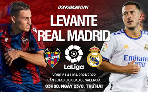 Nhận định Levante vs Real Madrid (3h00 ngày 23/8): Tận dụng thời cơ