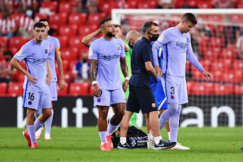 Mất điểm trước Bilbao, Barca còn đón tin dữ từ Pique