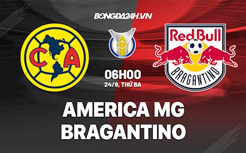 Nhận định America Mineiro vs Bragantino 6h00 ngày 24/8 (VĐQG Brazil 2021)