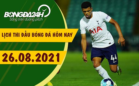 Lịch thi đấu bóng đá hôm nay 26/8: Tottenham vs Pacos; Roma vs Trabzonspor