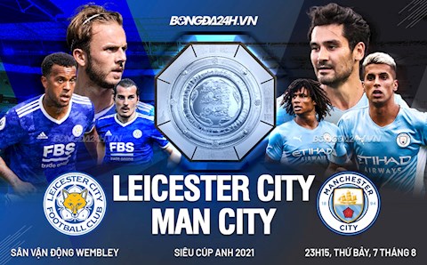 Nhận định Leicester vs Man City (23h15 ngày 7/8): Khai hội Wembley