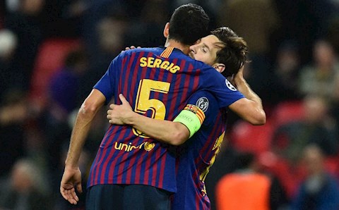 Busquets gửi lời chia tay xúc động tới Messi