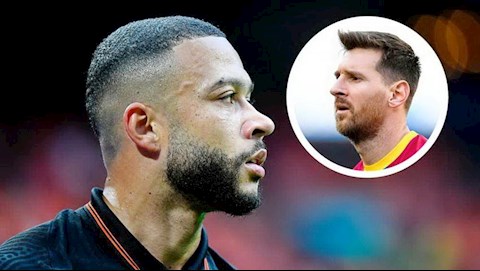 Memphis Depay lên tiếng về sự ra đi của Messi