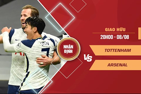Nhận định bóng đá Tottenham vs Arsenal 20h00 ngày 8/8 (Giao hữu hè 2021)