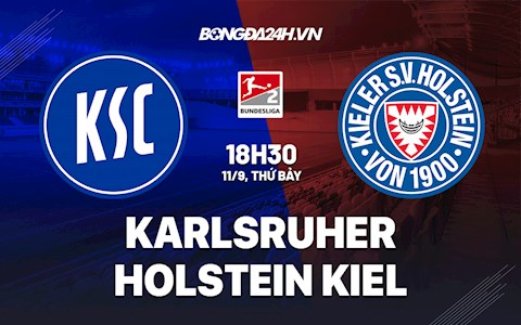 Nhận định bóng đá Karlsruher vs Holstein Kiel 18h30 ngày 11/9 (Hạng 2 Đức 2021/22)