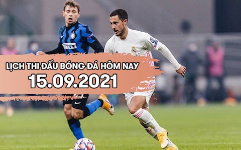 Lịch thi đấu bóng đá hôm nay 15/9: Liverpool vs AC Milan; Inter Milan vs Real Madrid