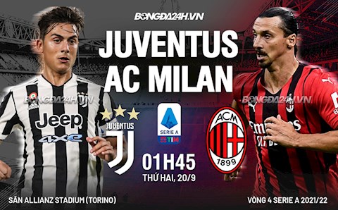 Nhận định Juventus vs AC Milan (01h45 ngày 20/09): Tiếp tục sa lầy