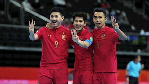 ĐT futsal Thái Lan tạo ra mưa bàn thắng để vào vòng 1/8 World Cup