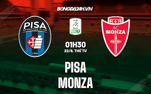 Nhận định bóng đá Pisa vs Monza 1h30 ngày 22/9 (Hạng 2 Italia 2021/2022)