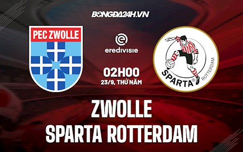 Nhận định bóng đá Zwolle vs Sparta Rotterdam 2h ngày 23/9 (VĐQG Hà Lan 2021/22)