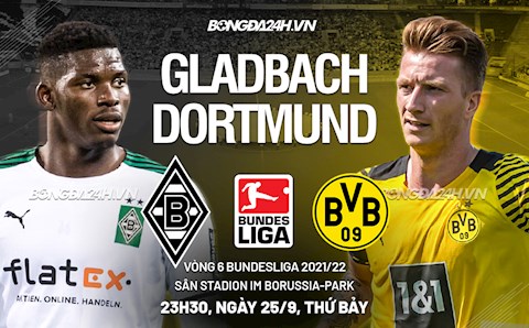 Nhận định, dự đoán Gladbach vs Dortmund 23h30 ngày 25/9 (Bundesliga 2021/22)