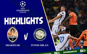 Video tổng hợp: Shakhtar Donetsk vs Inter Milan kết quả Cúp C1 2021