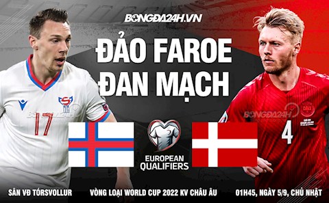 Nhận định Faroe vs Đan Mạch 1h45 ngày 5/9 (Vòng loại World Cup 2022)